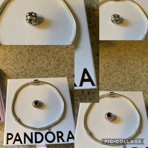 Pandora bracelet and 8 charms - Picture 14 of 15